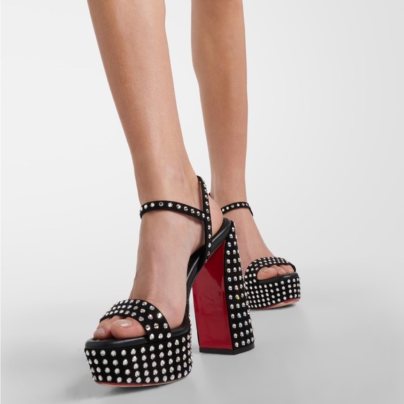 Christian Louboutin Movida Jane Strass Boum platform sandals - Picture 6 of 7